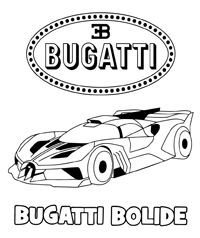 Bugatti - Kleurplaat008
