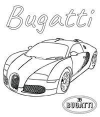 Bugatti - Kleurplaat013