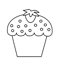 Cupcake - Kleurplaat018
