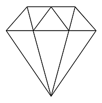 Diamant - Kleurplaat002