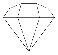 Diamant - Kleurplaat004