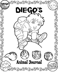 Diego Go Diego Go - Kleurplaat015