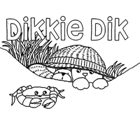Dikkie Dik - Kleurplaat007