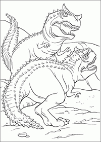 Dinosaurussen - Kleurplaat005