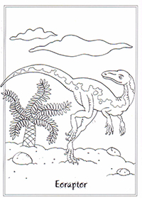 Dinosaurussen - Kleurplaat015