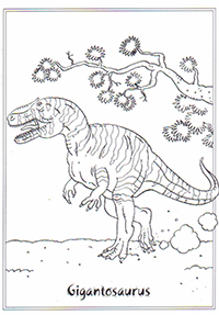 Dinosaurussen - Kleurplaat016