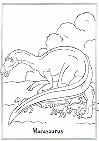 Dinosaurussen - Kleurplaat048
