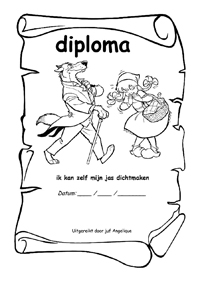 Diploma - Kleurplaat021