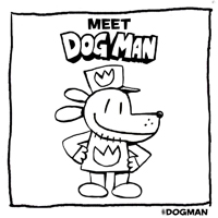 Dog Man - Kleurplaat011