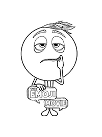 Emoji - Kleurplaat016