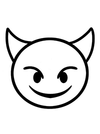 Emoji - Kleurplaat021