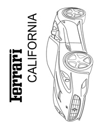 Ferrari - Kleurplaat016