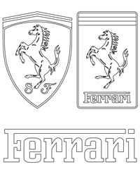 Ferrari - Kleurplaat018