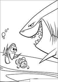 Finding Nemo - Kleurplaat025