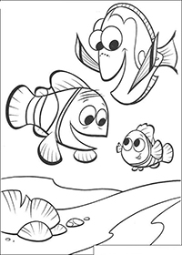Finding Nemo - Kleurplaat061