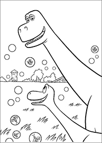 Good Dinosaur - Kleurplaat012