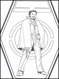 Han Solo - Kleurplaat016
