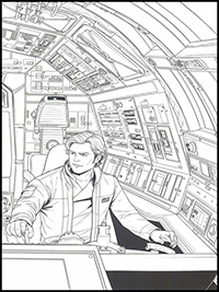 Han Solo - Kleurplaat023