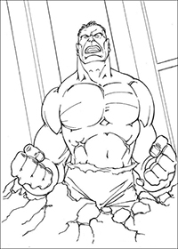 Hulk - Kleurplaat010