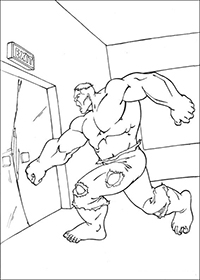 Hulk - Kleurplaat013