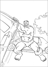 Hulk - Kleurplaat017