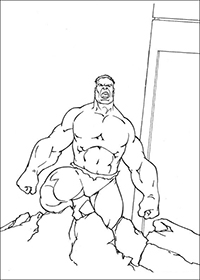 Hulk - Kleurplaat023