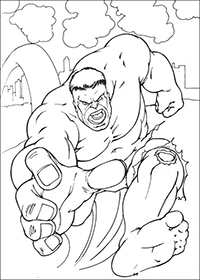 Hulk - Kleurplaat053