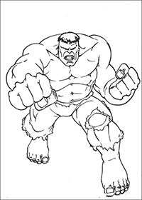 Hulk - Kleurplaat062