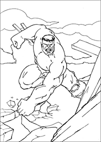 Hulk - Kleurplaat064
