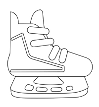 Ijshockey - Kleurplaat026