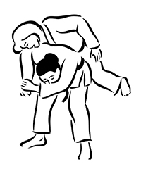 Judo - Kleurplaat013