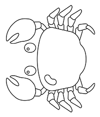 Krabben - Kleurplaat003