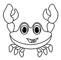 Krabben - Kleurplaat010