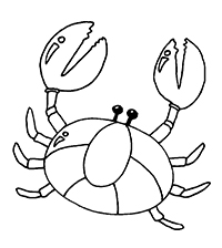 Krabben - Kleurplaat029