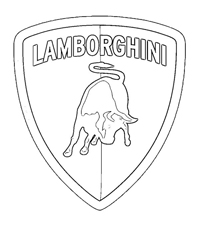 Lamborghini - Kleurplaat001