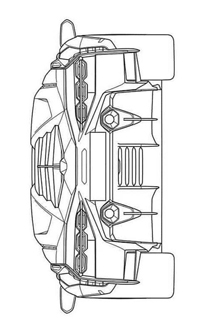 Lamborghini - Kleurplaat002