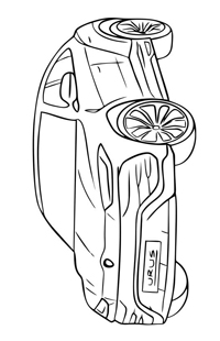Lamborghini - Kleurplaat006