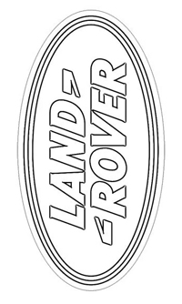 Land Rover - Kleurplaat001