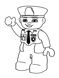 Lego Duplo - Kleurplaat014