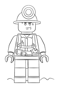 Lego Figuurtjes - Kleurplaat012