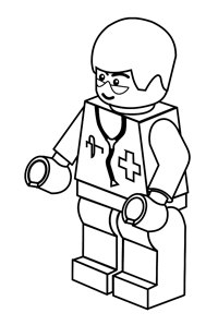 Lego Figuurtjes - Kleurplaat022