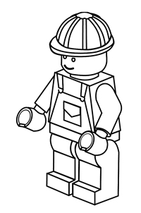 Lego Figuurtjes - Kleurplaat023