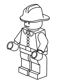 Lego Figuurtjes - Kleurplaat024
