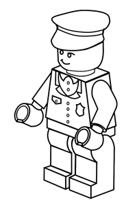 Lego Figuurtjes - Kleurplaat028