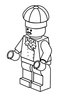 Lego Figuurtjes - Kleurplaat029
