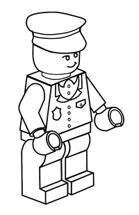 Lego Figuurtjes - Kleurplaat033