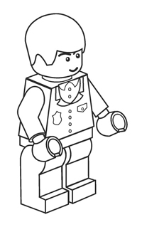 Lego Figuurtjes - Kleurplaat038