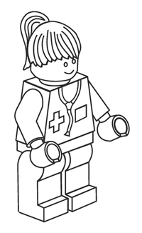 Lego Figuurtjes - Kleurplaat039