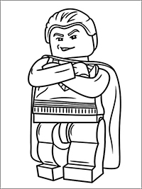 Lego Harry Potter - Kleurplaat001