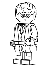Lego Harry Potter - Kleurplaat003